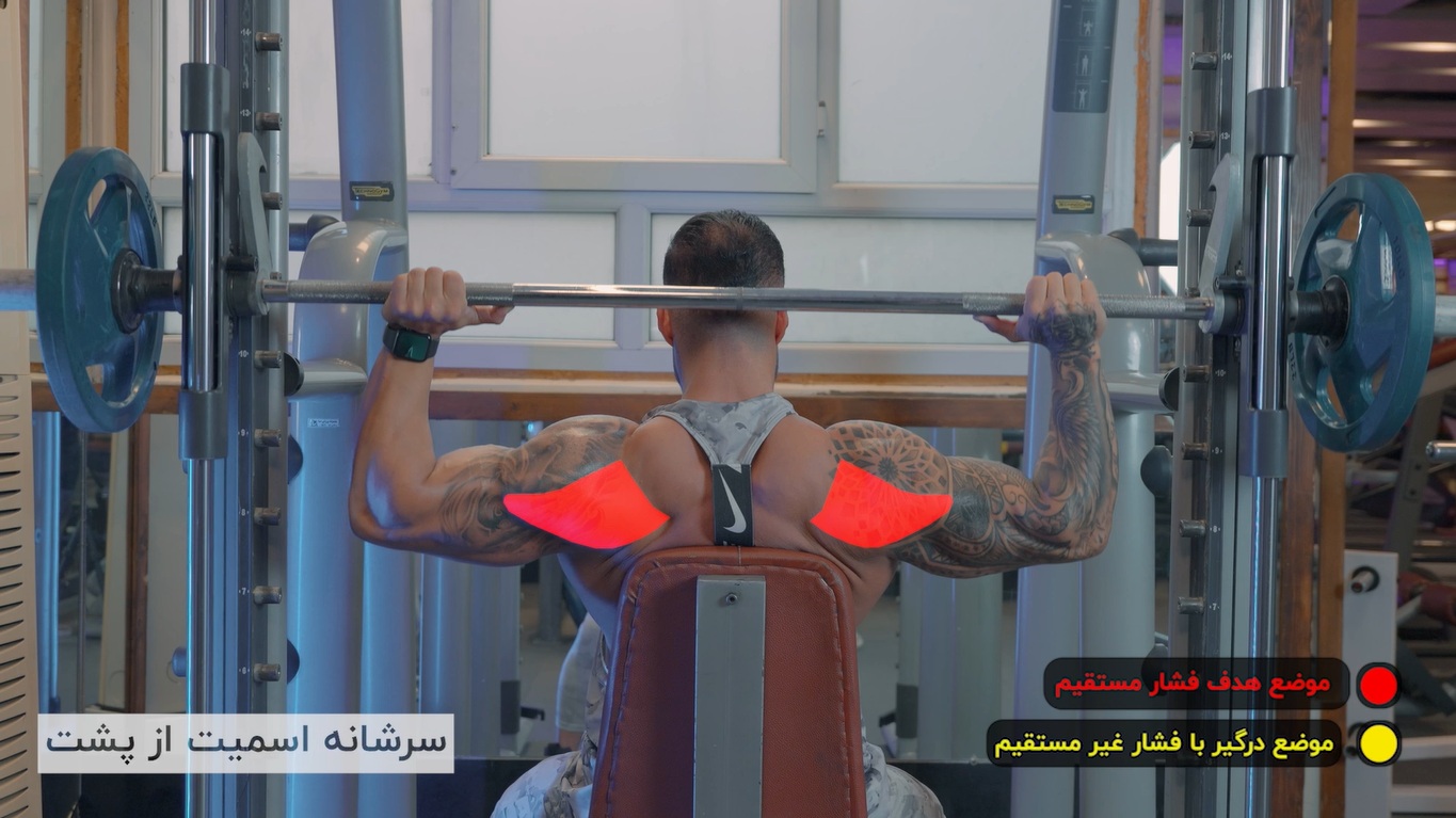 سرشانه اسمیت از پشت